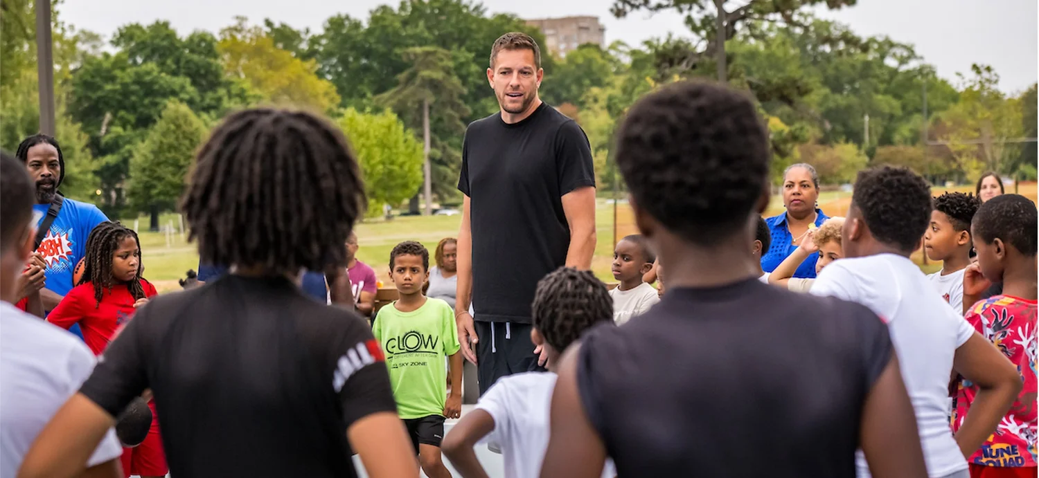 NBA Champ Hosts Basketball Clinic with Youth in Forest Park — Forest Park Forever NBA Champ Hosts Basketball Clinic with Youth in Forest Park — Forest Park Forever